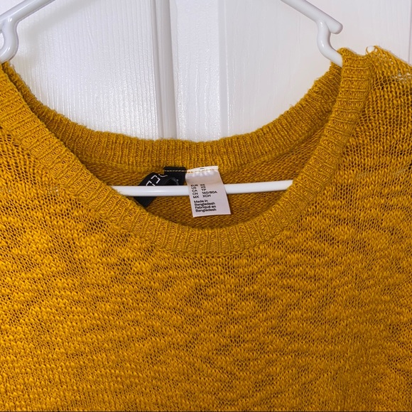 Yellow Knit Sweater - XS - Picture 2 of 3
